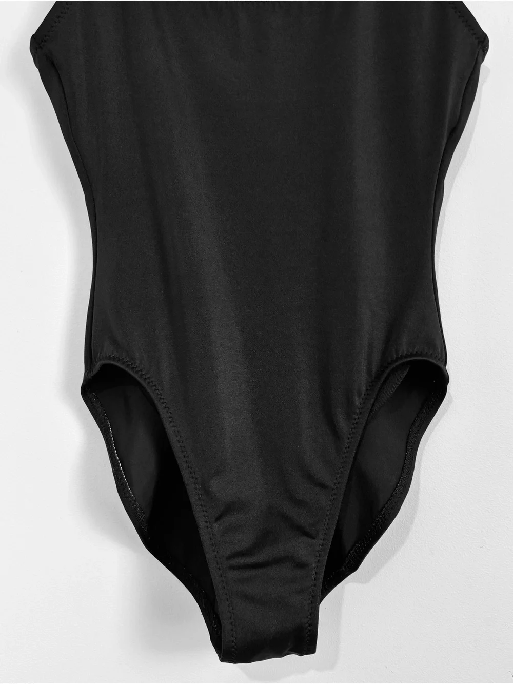 J. Crew Vintage made in USA black scoop neck low back sleeveless tank bodysuit 6